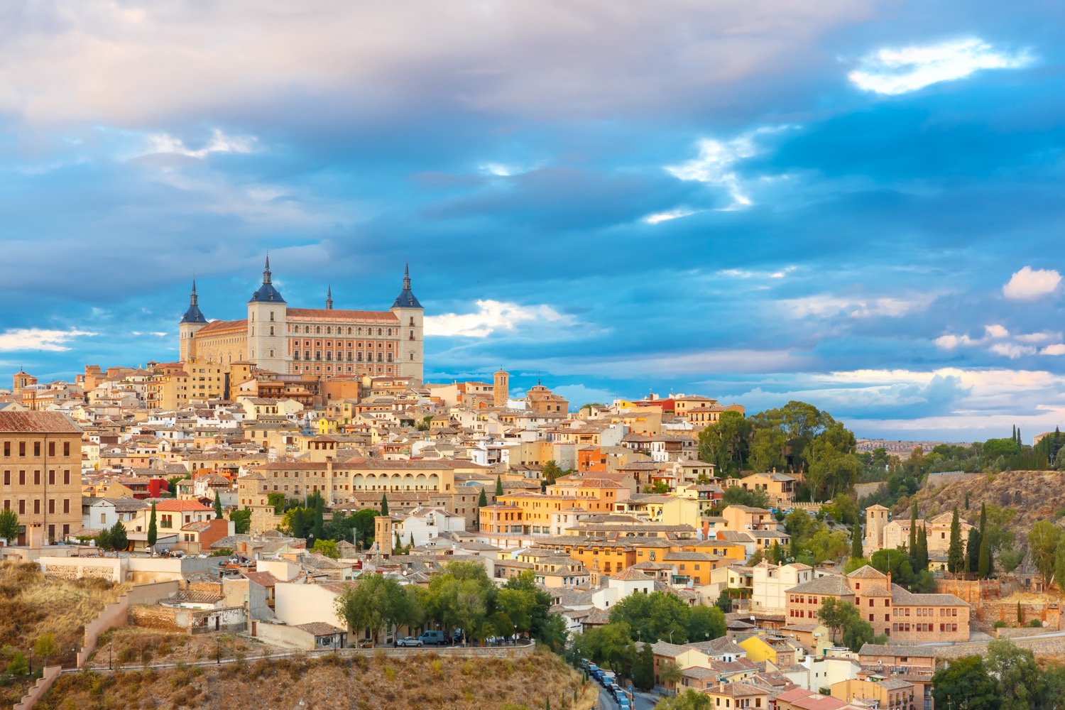 Panorámica de Toledo y su alcazar