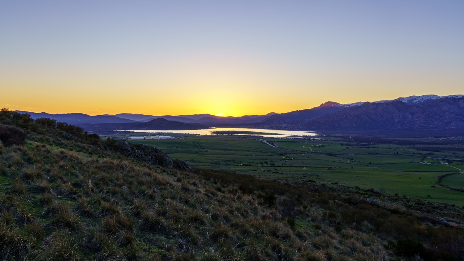 atardecer en navacerrada