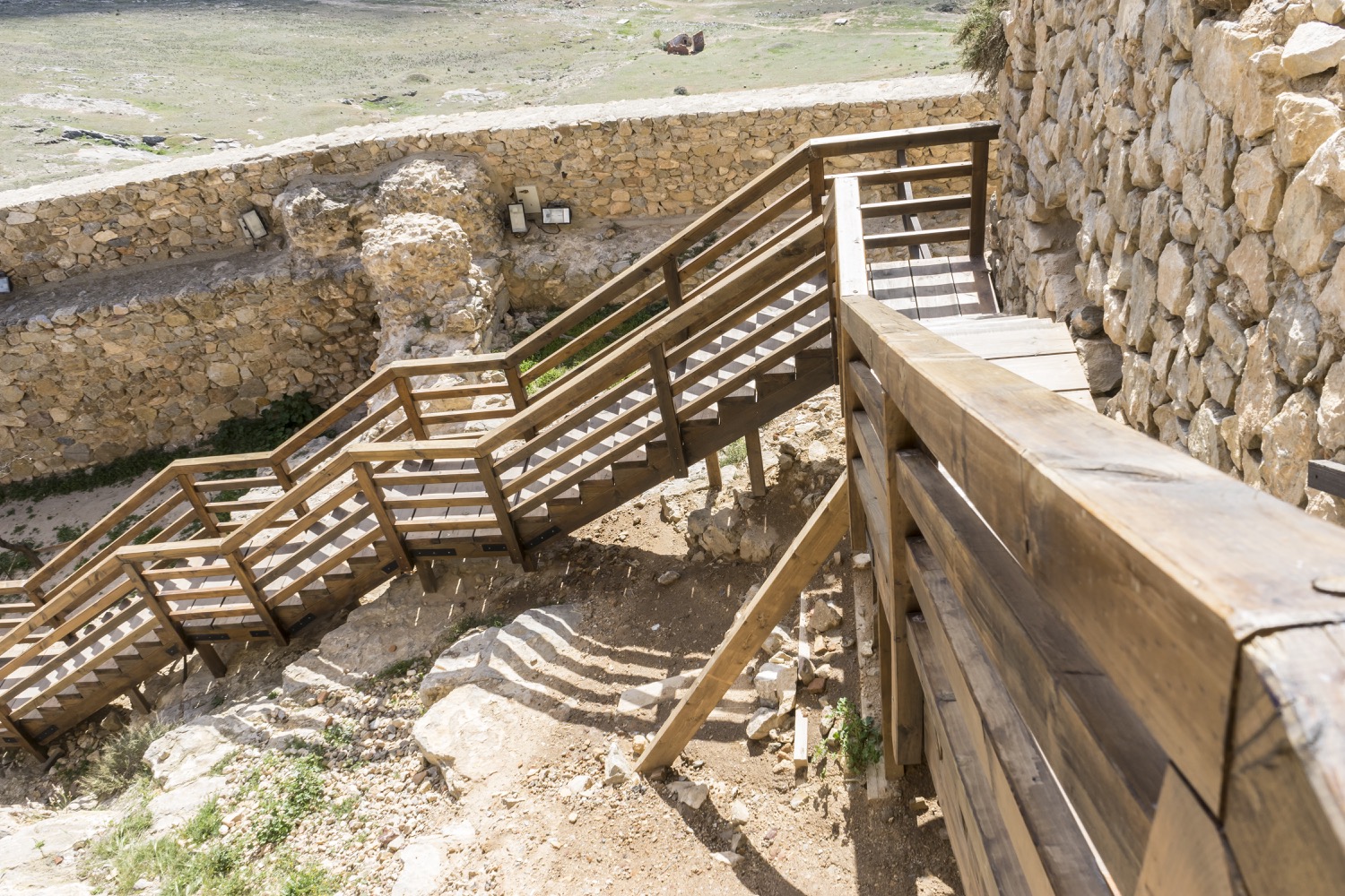 Interior del castillo de Consuegra