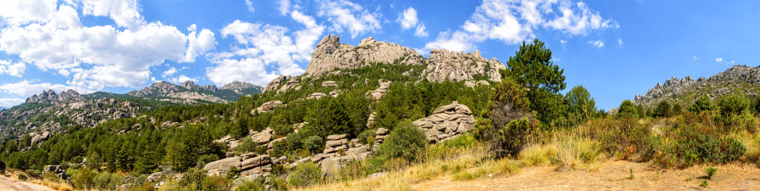 panorámica de la pedriza