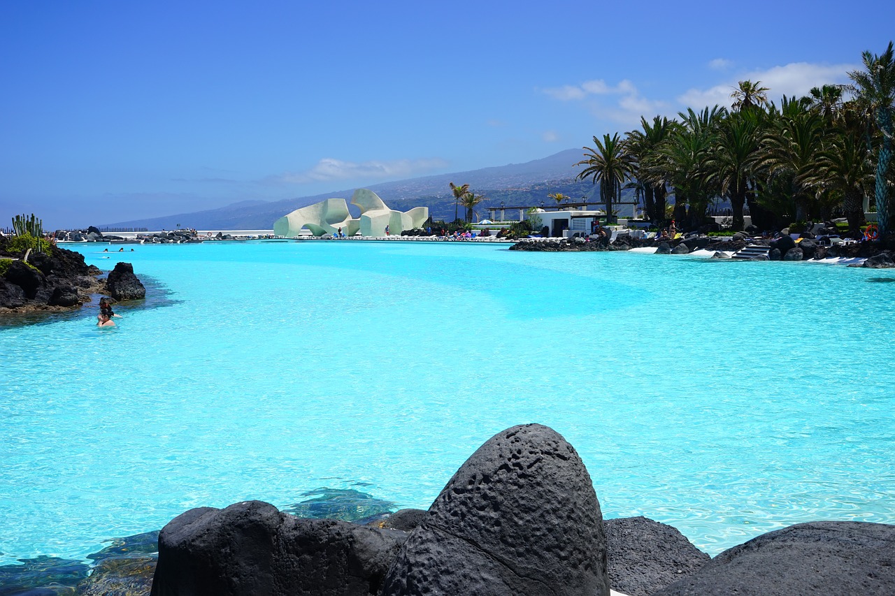 piscina de agua salada