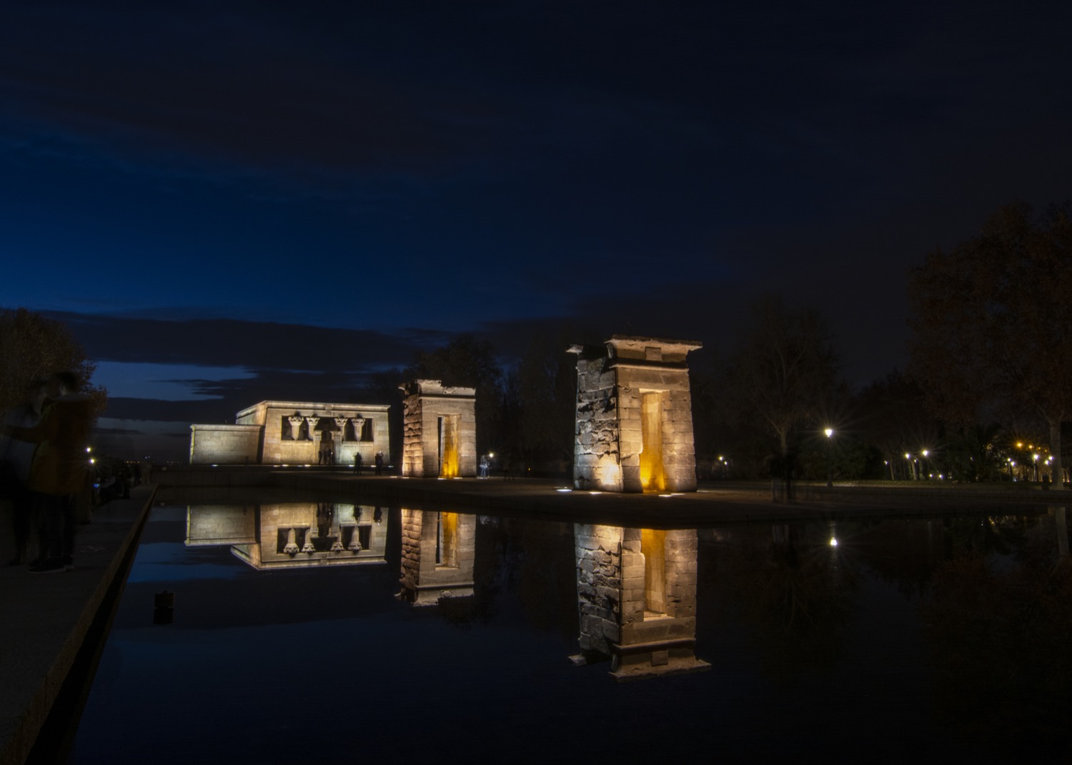 Templo Debod por la noche