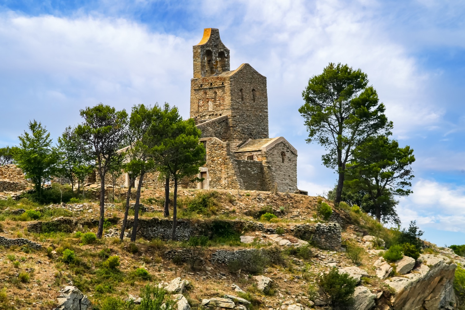 Vistas del Monasterio de Sant Pere de Rodes