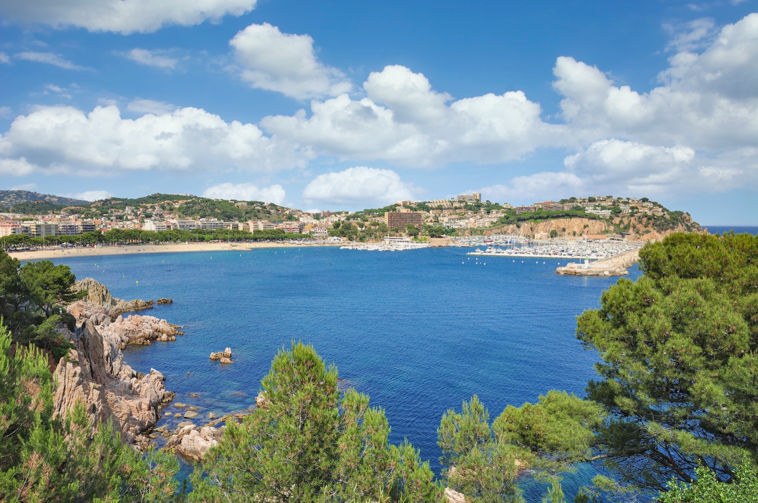 Vistas desde Sant Feliu de Guíxols