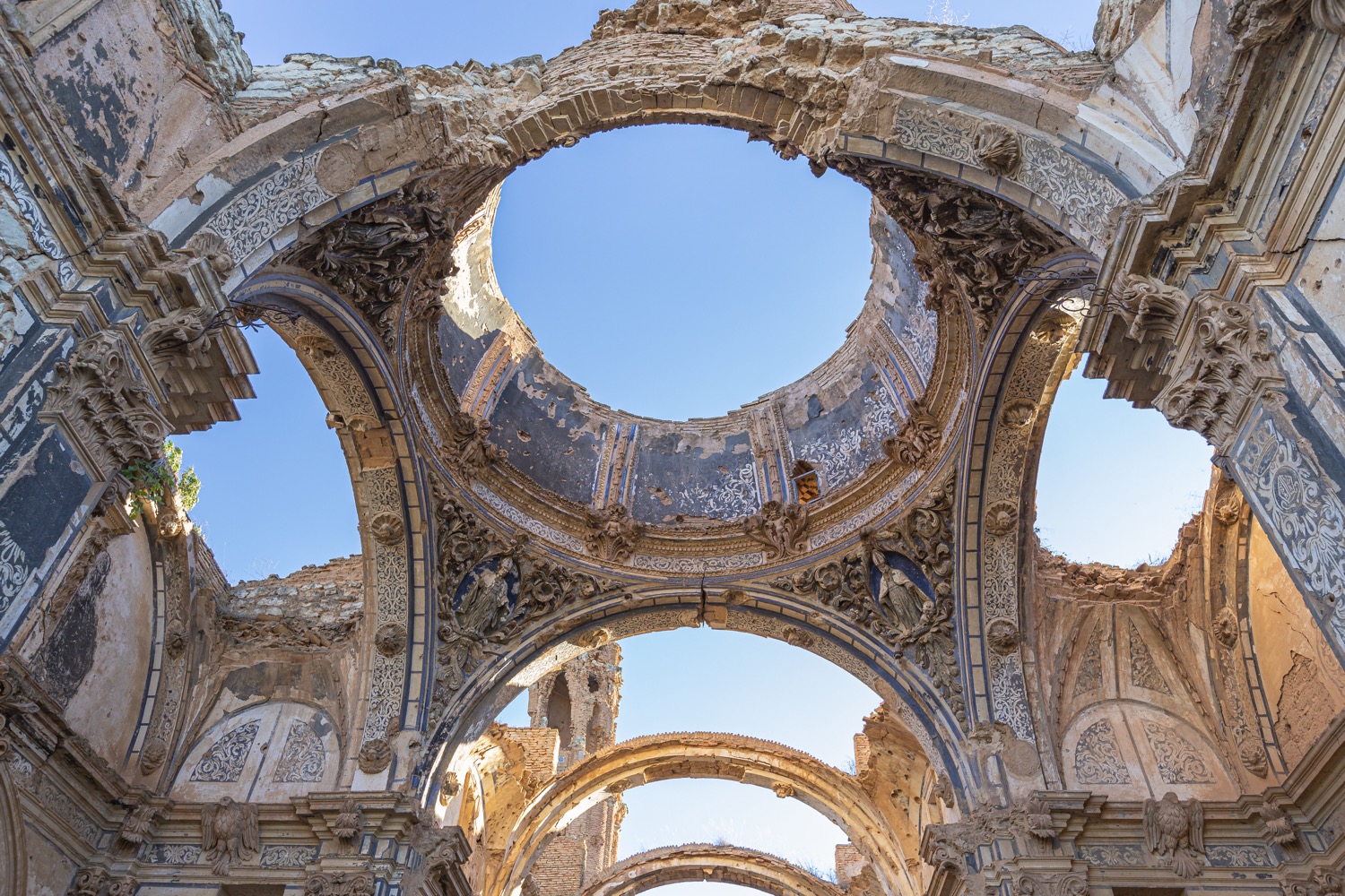 Cúpula de la iglesia de Belchite