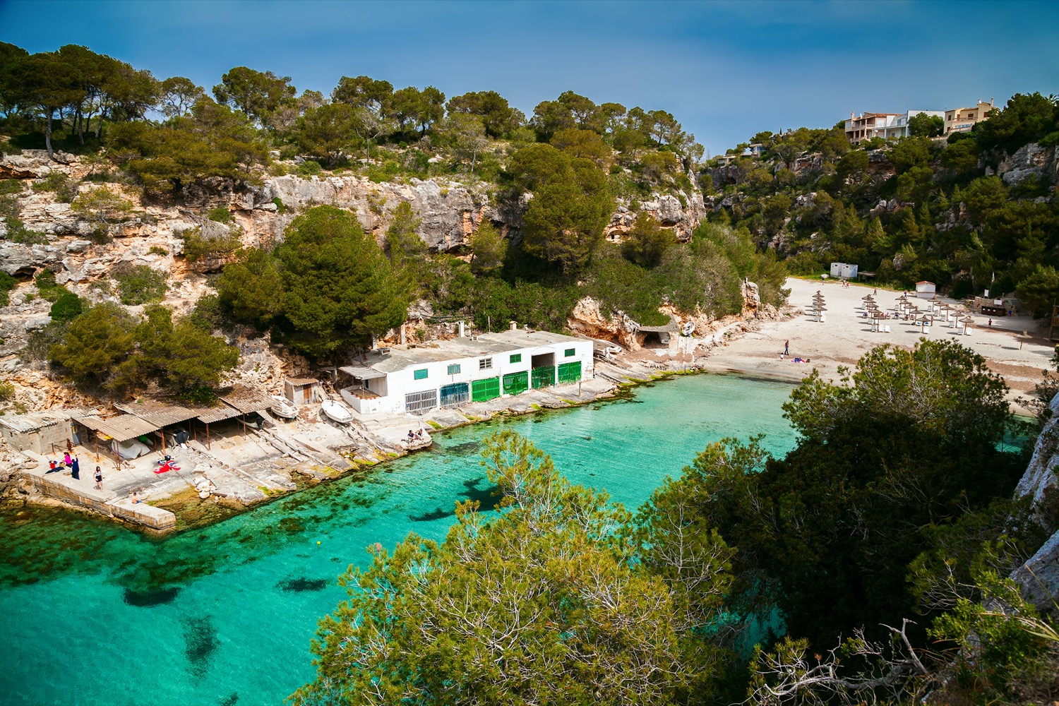 Vista de cala pi desde arriba