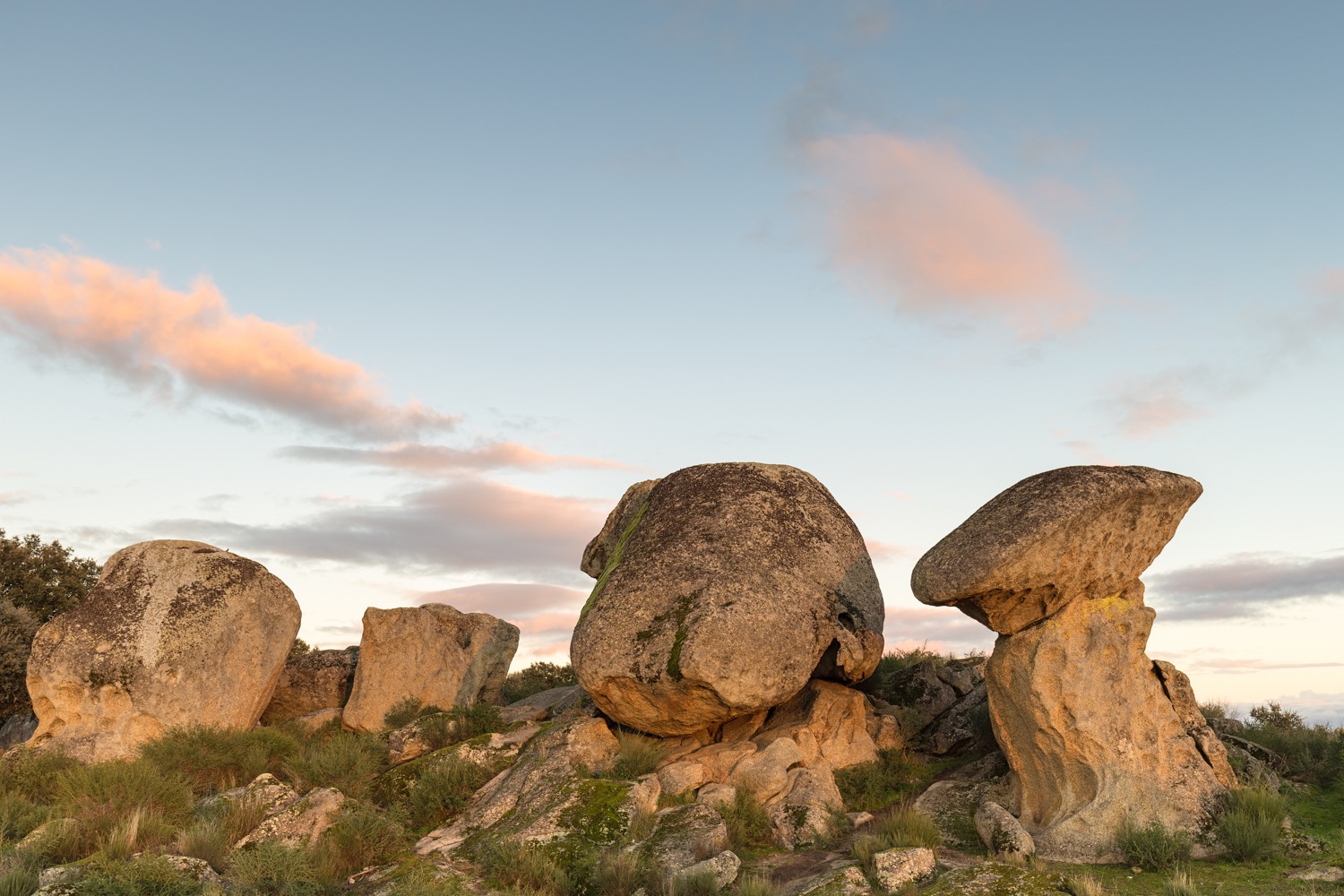 Paisaje de los Barruecos en Malpartida de Cáceres