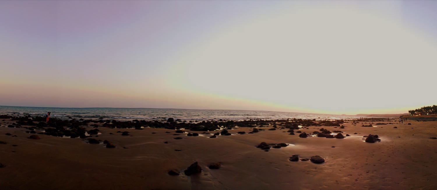 Panorámica de la Playa del Inglés en Gran Canaria