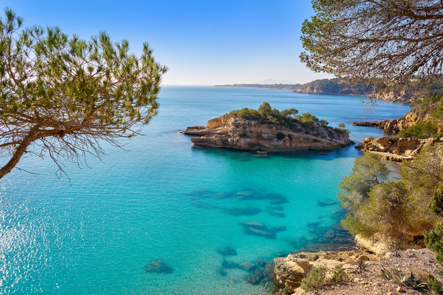 Playa Illot en Ametlla de Mar