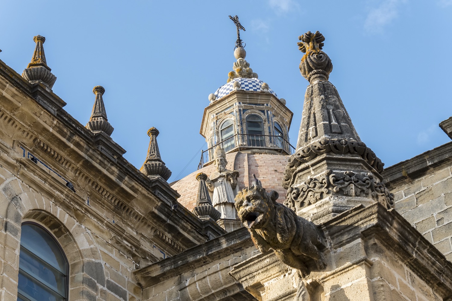 Detalle de la catedrral de jerez de la frontera