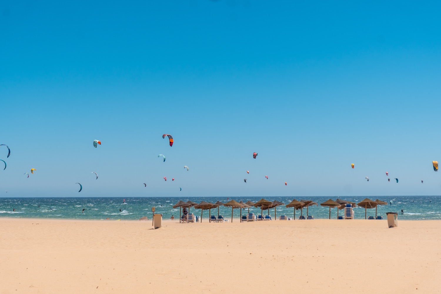 Kitesurf en caños de meca