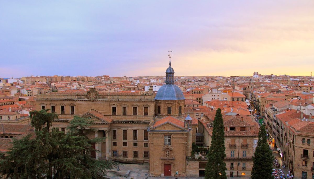 vista desde las torres de la catedral de salamanca