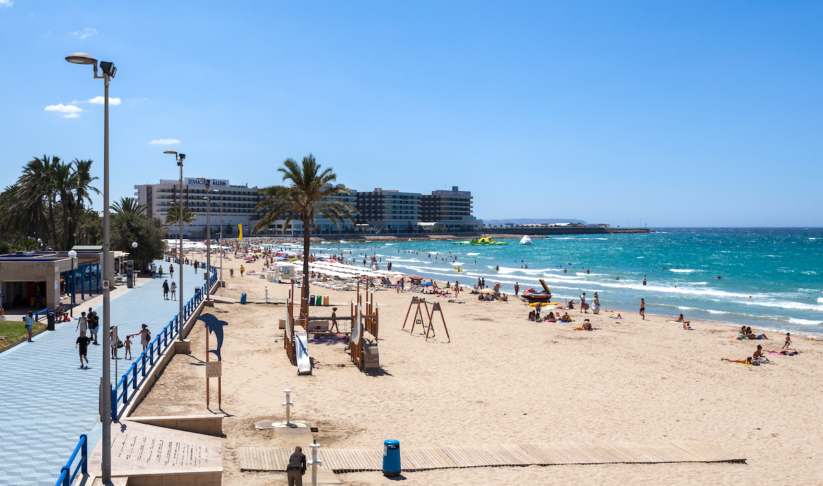 Playa del Postiguet alicante