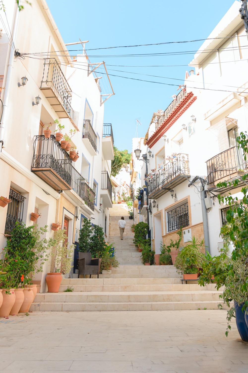 Vistas del barrio de santa cruz de alicante