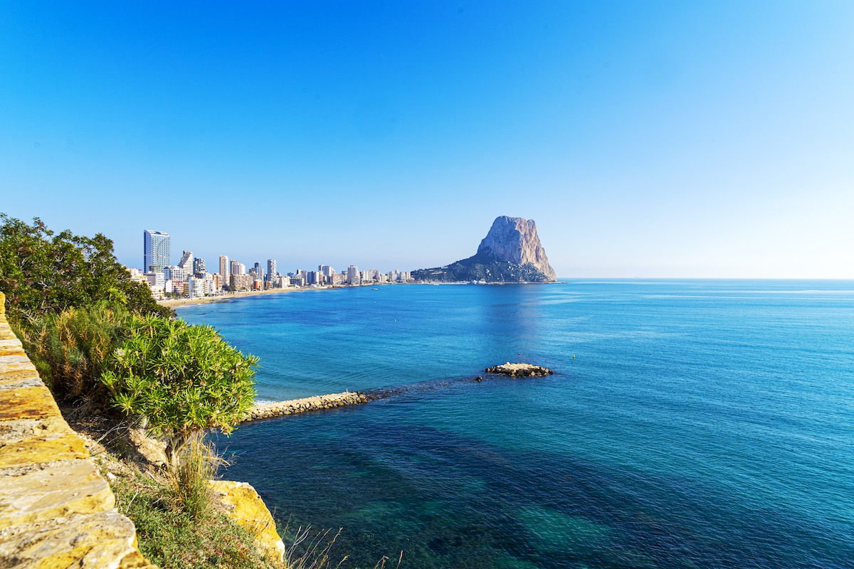 Peñón de Ifach en calpe