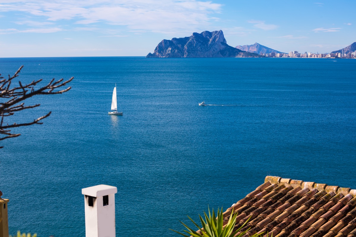 Vista desde el peñón de ifach