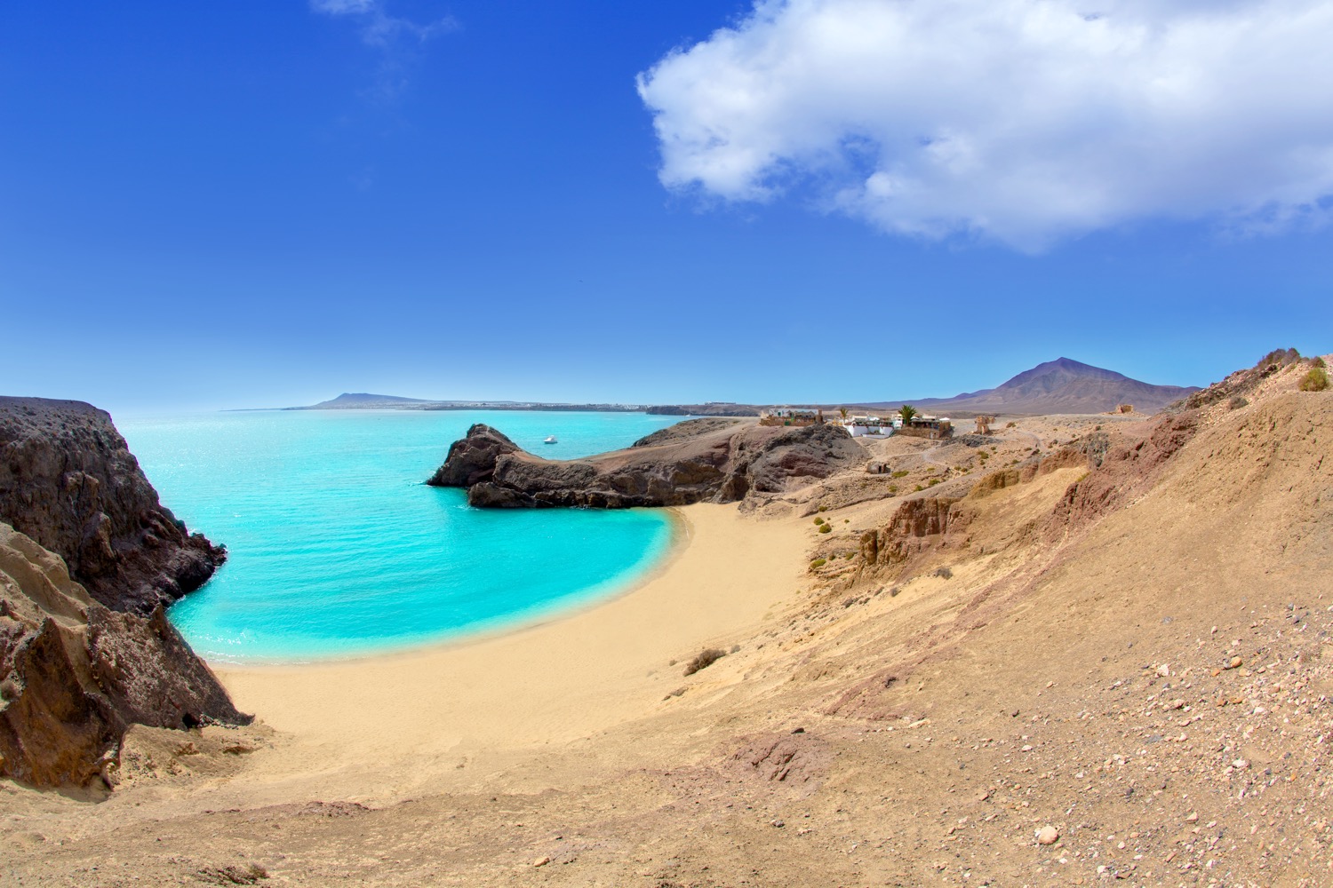 Playa del Papagayo en Lanzarote