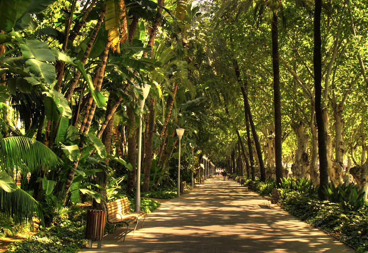 paseo del parque málaga