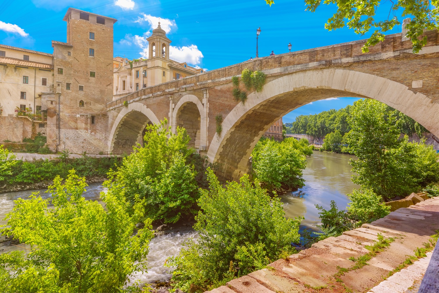 Puente Fabricio de Isla Tiberina