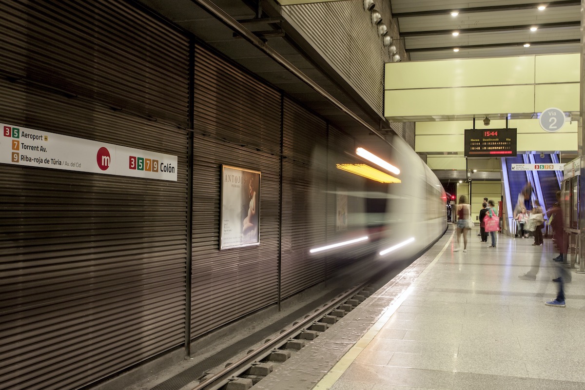 estacion metro valencia