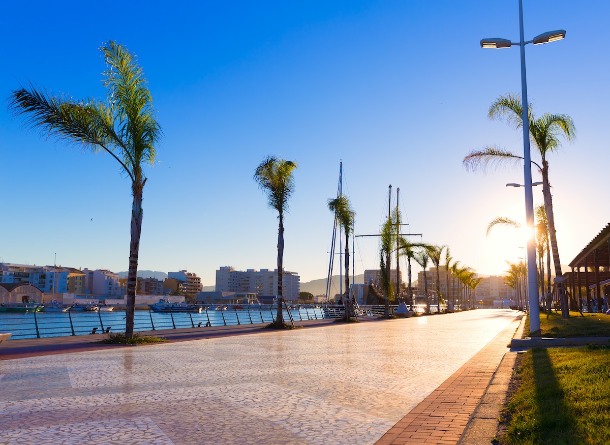 paseo por puerto de gandía