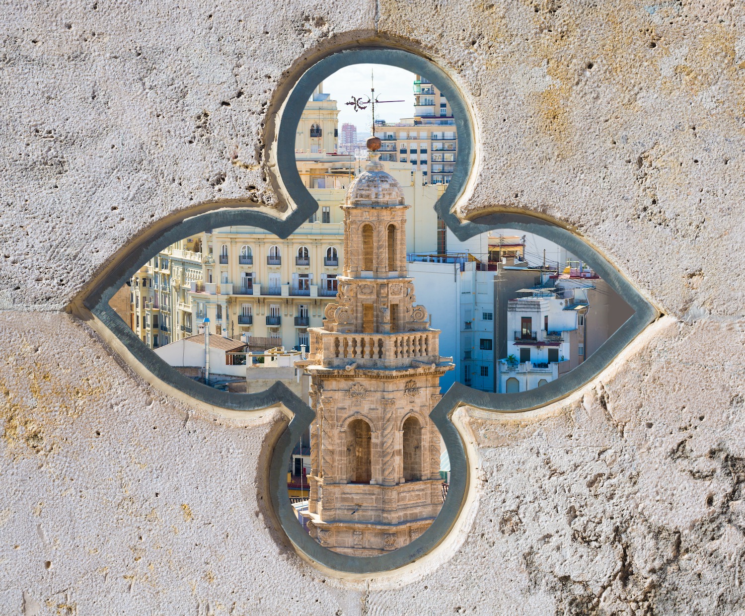 Iglesia de Santa Catalina vista desde el micalet