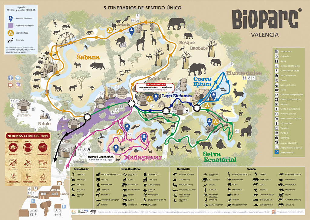 mapa bioparc