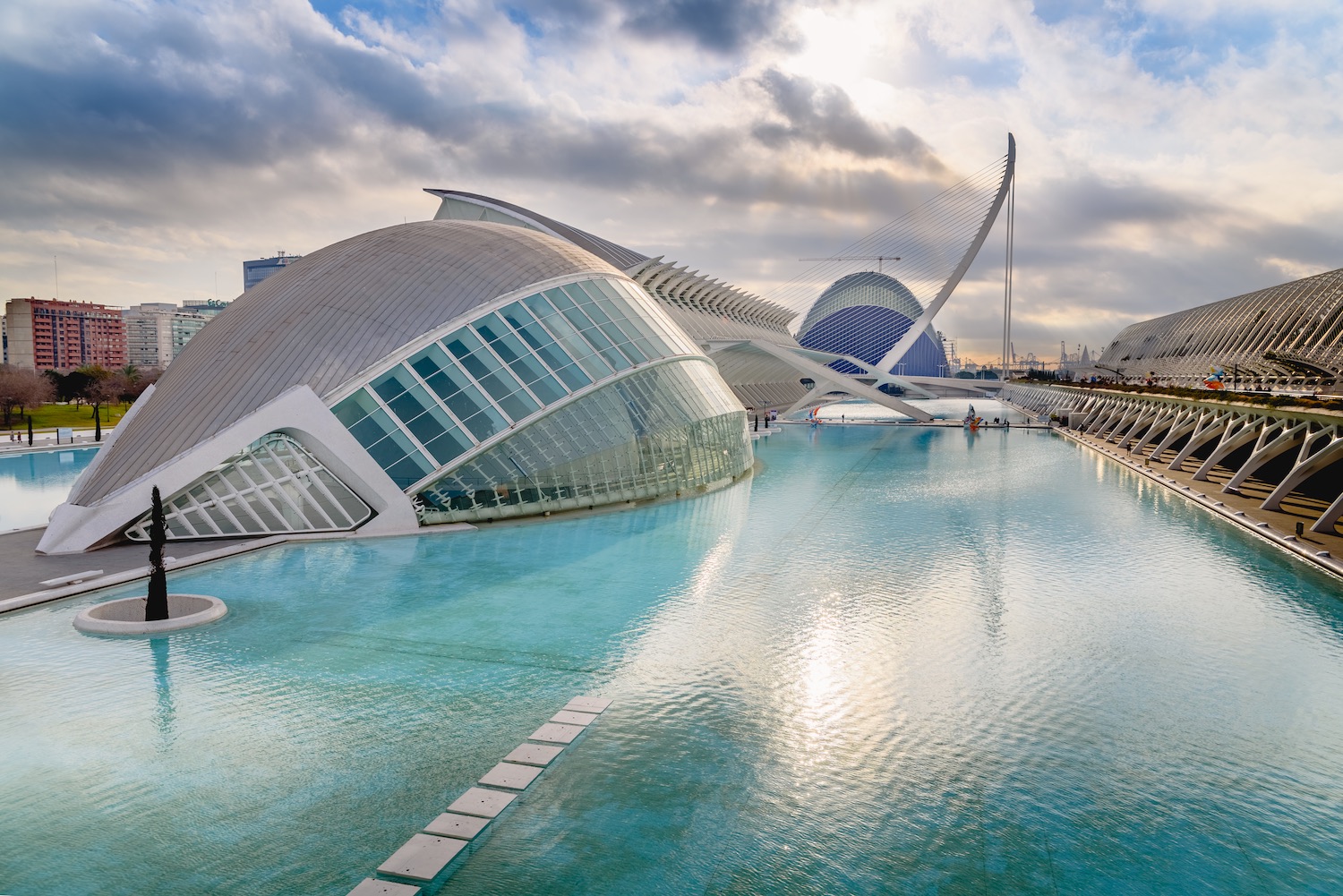 panoramica ciudad de las artes y las ciencias