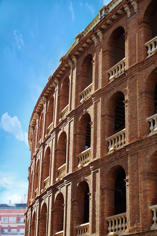 Plaza de toros en Valencia