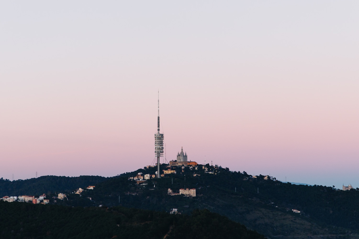 anochecer en collserola