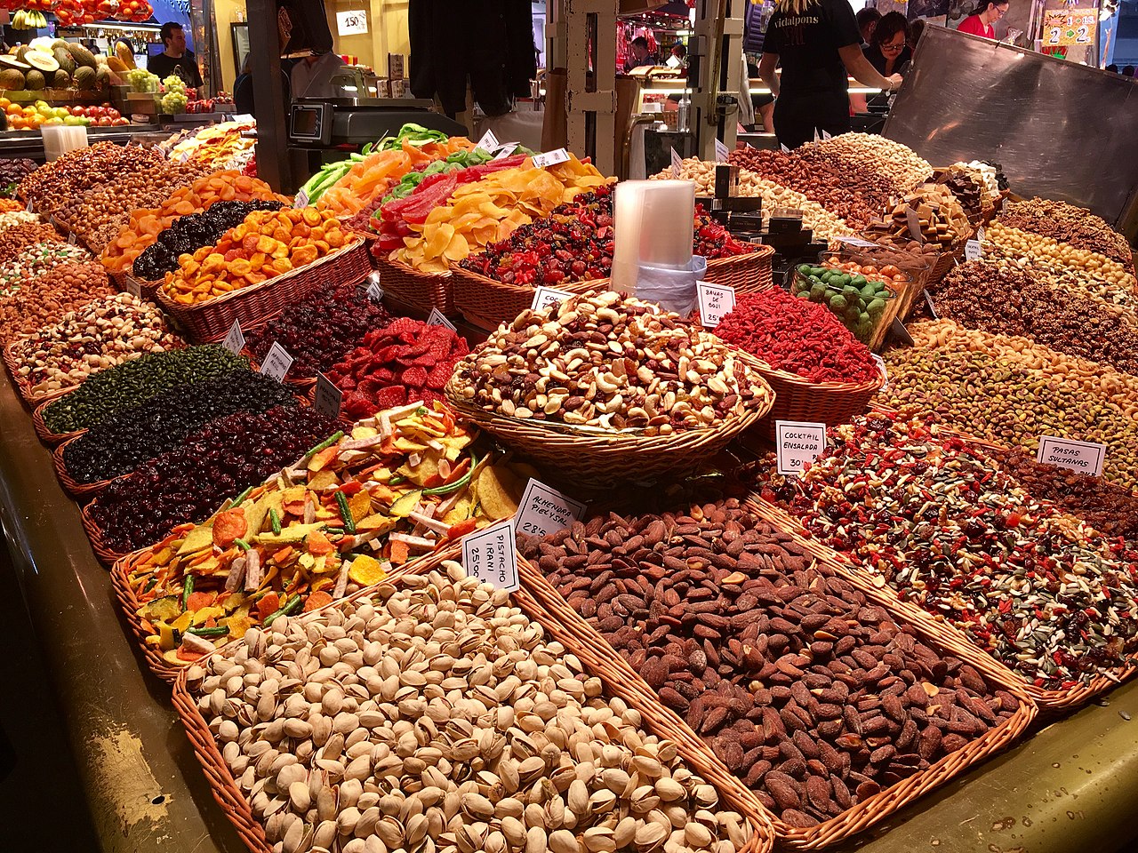 frutos secos la boqueria