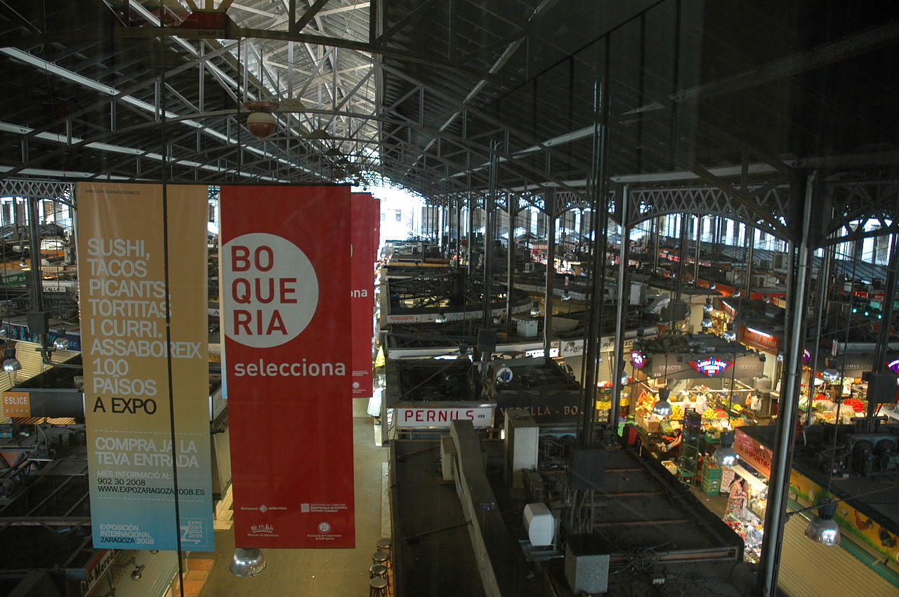 interior de la boqueria