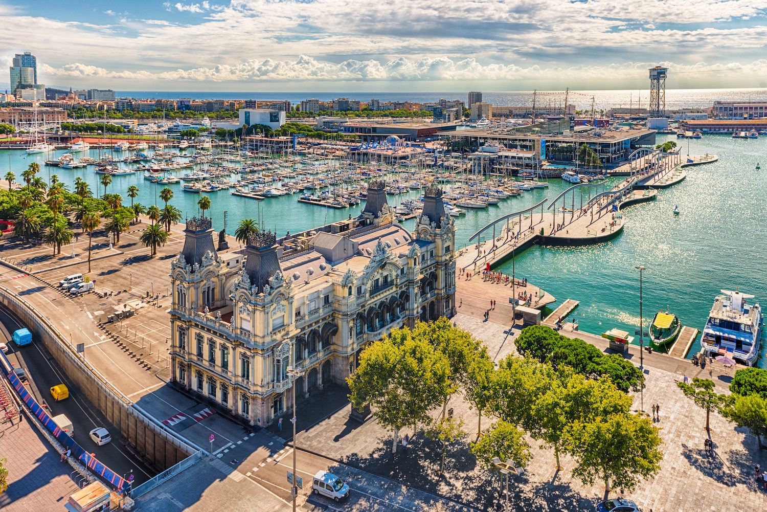 vista aérea de port vell