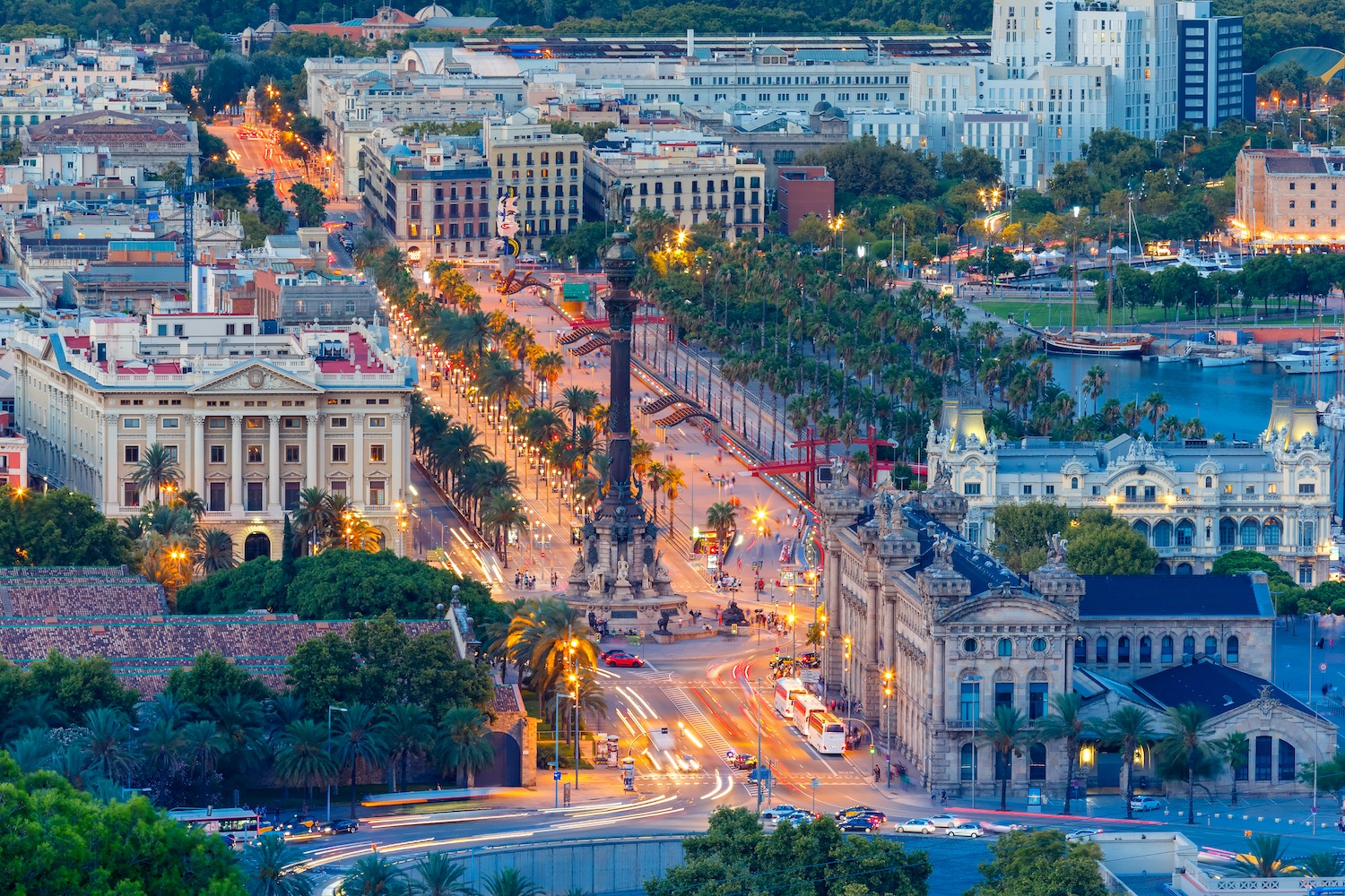 vistas desde el mirador de colón