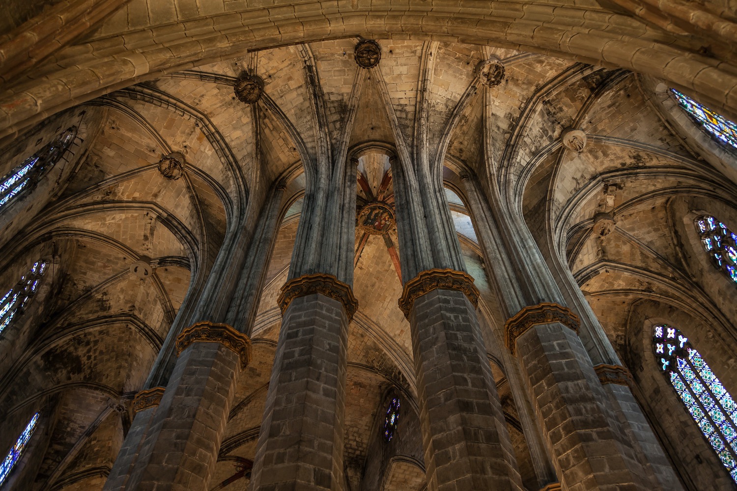 columnas iglesia santa maria del mar