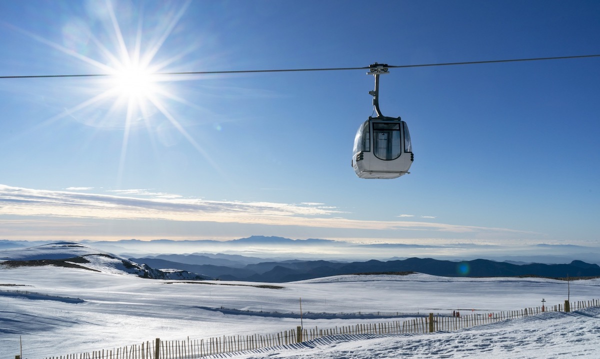 nieve en la molina