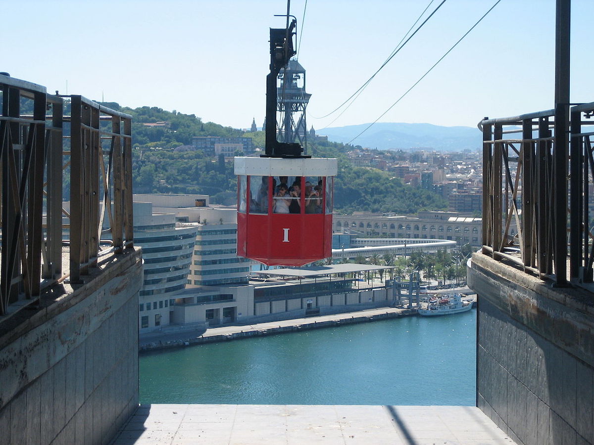 teleferico puerto de barcelona