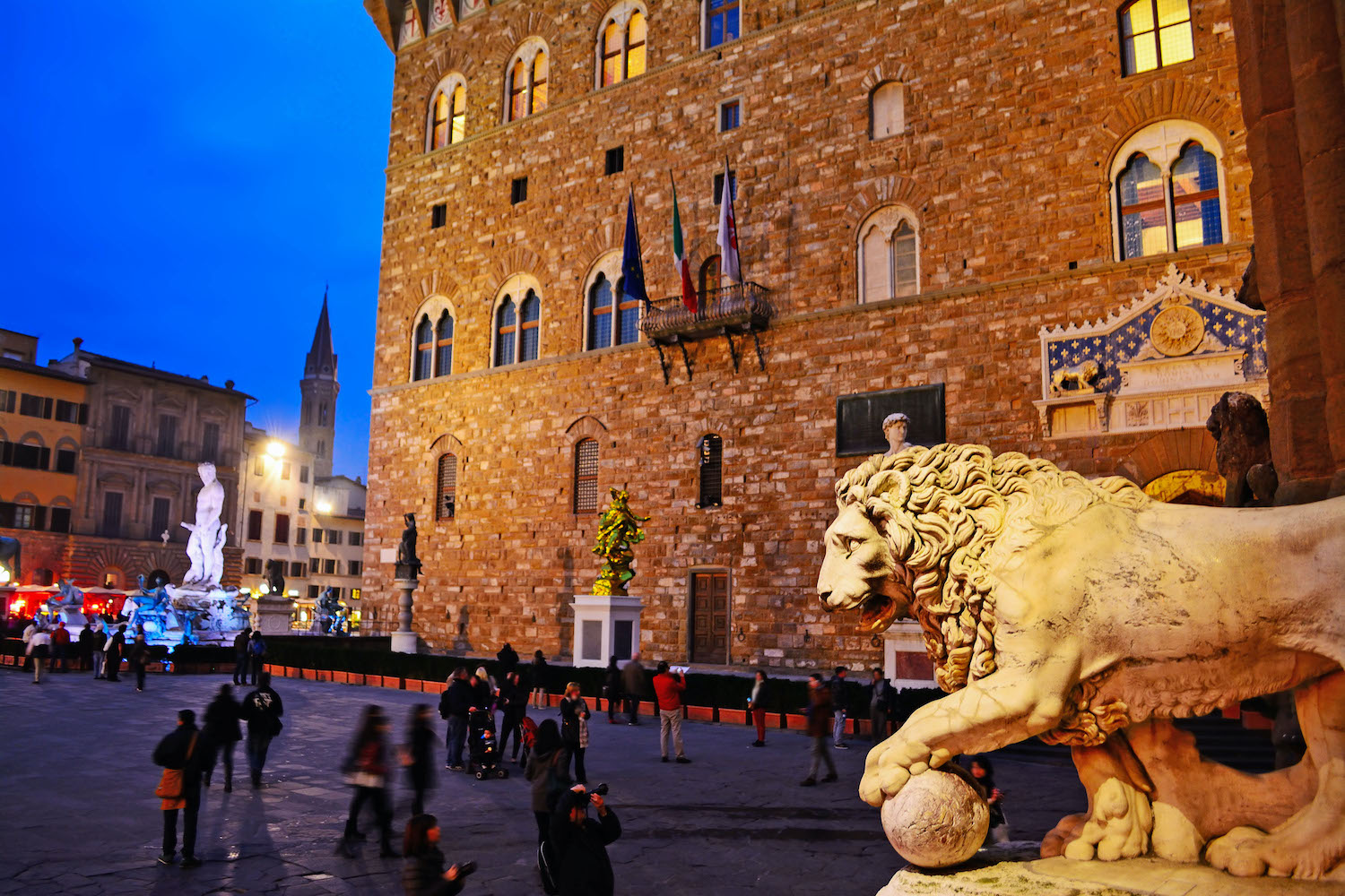 Fiestas en la Plaza Piazza della Signoria