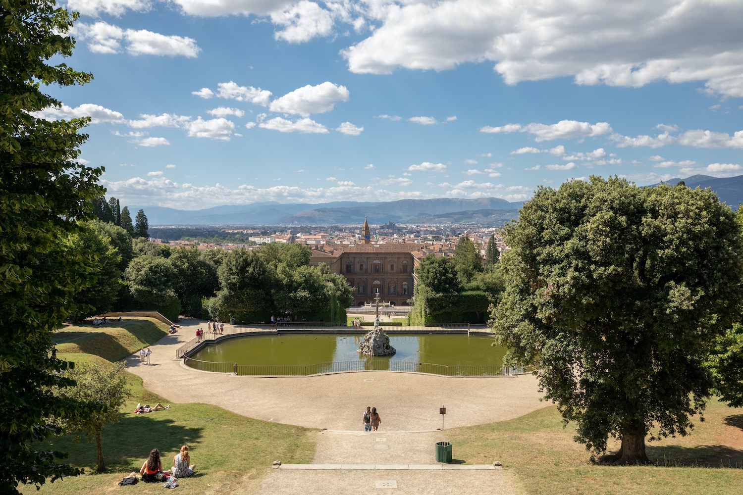 fuente en Jardines di Boboli