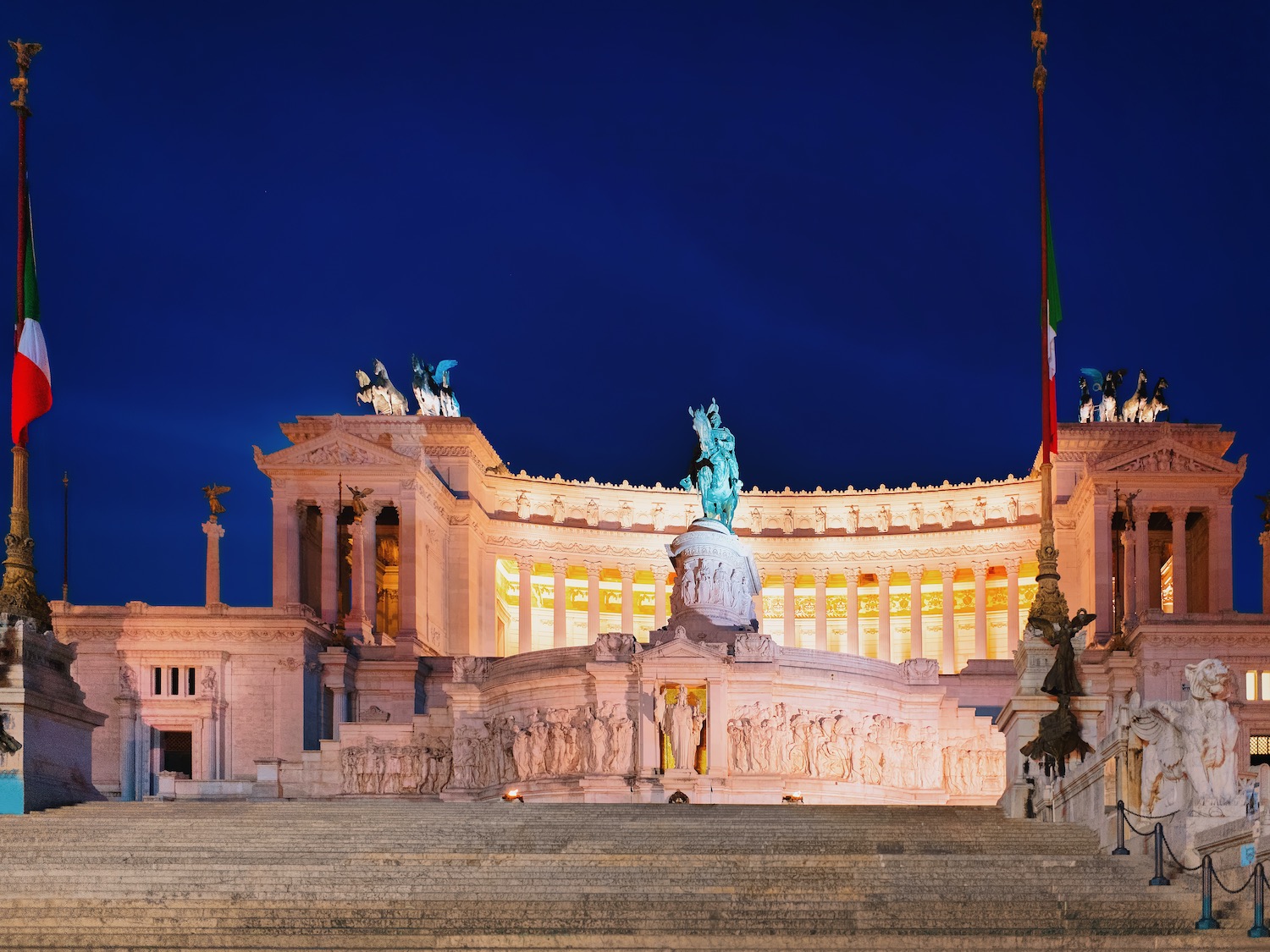 Piazza Venezia de noche