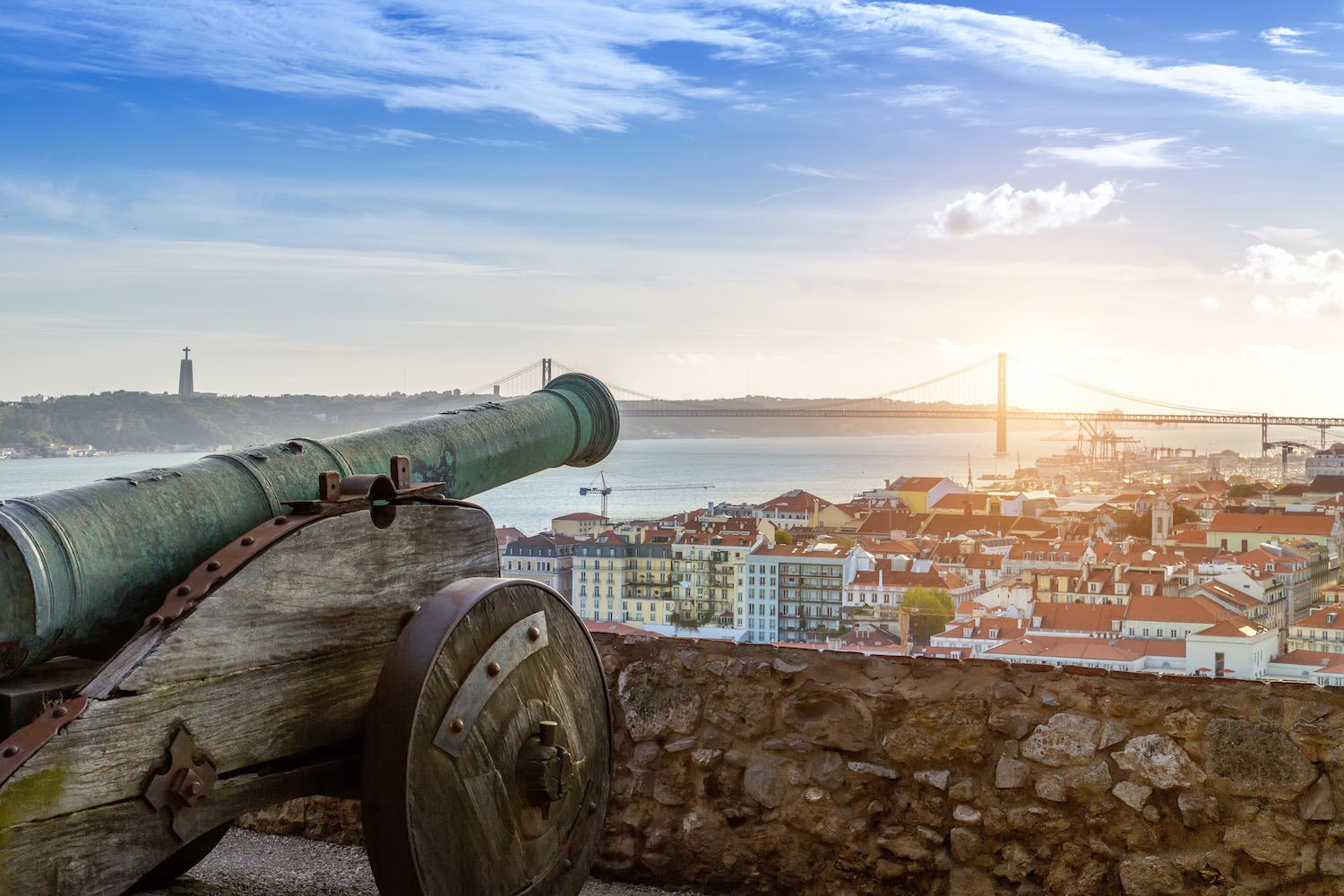 Cañón en el Castillo de San Jorge