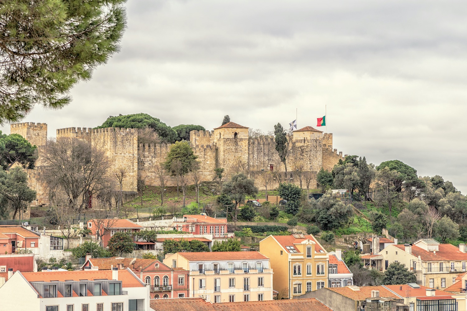 Vista del Castillo de San Jorge