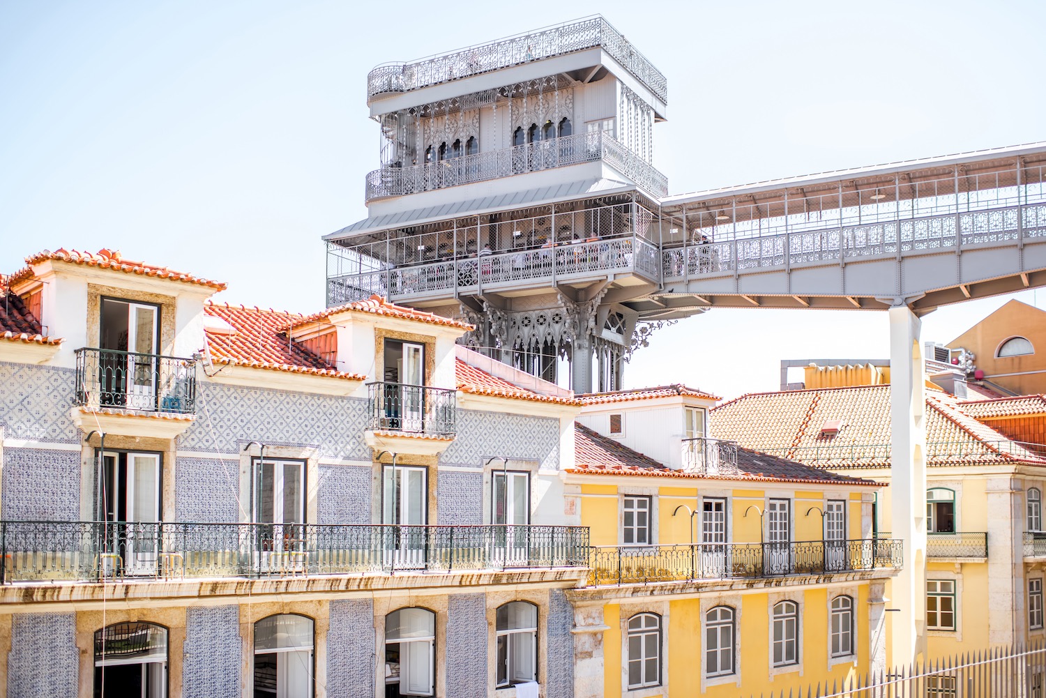 Conexión del elevador de santa justa