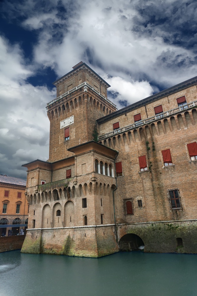 castillo Estense en Ferrara, Italy