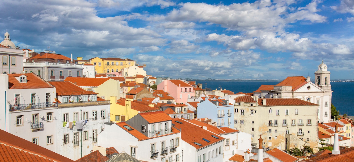 panorámica desde el Miradouro das Portas do Sol