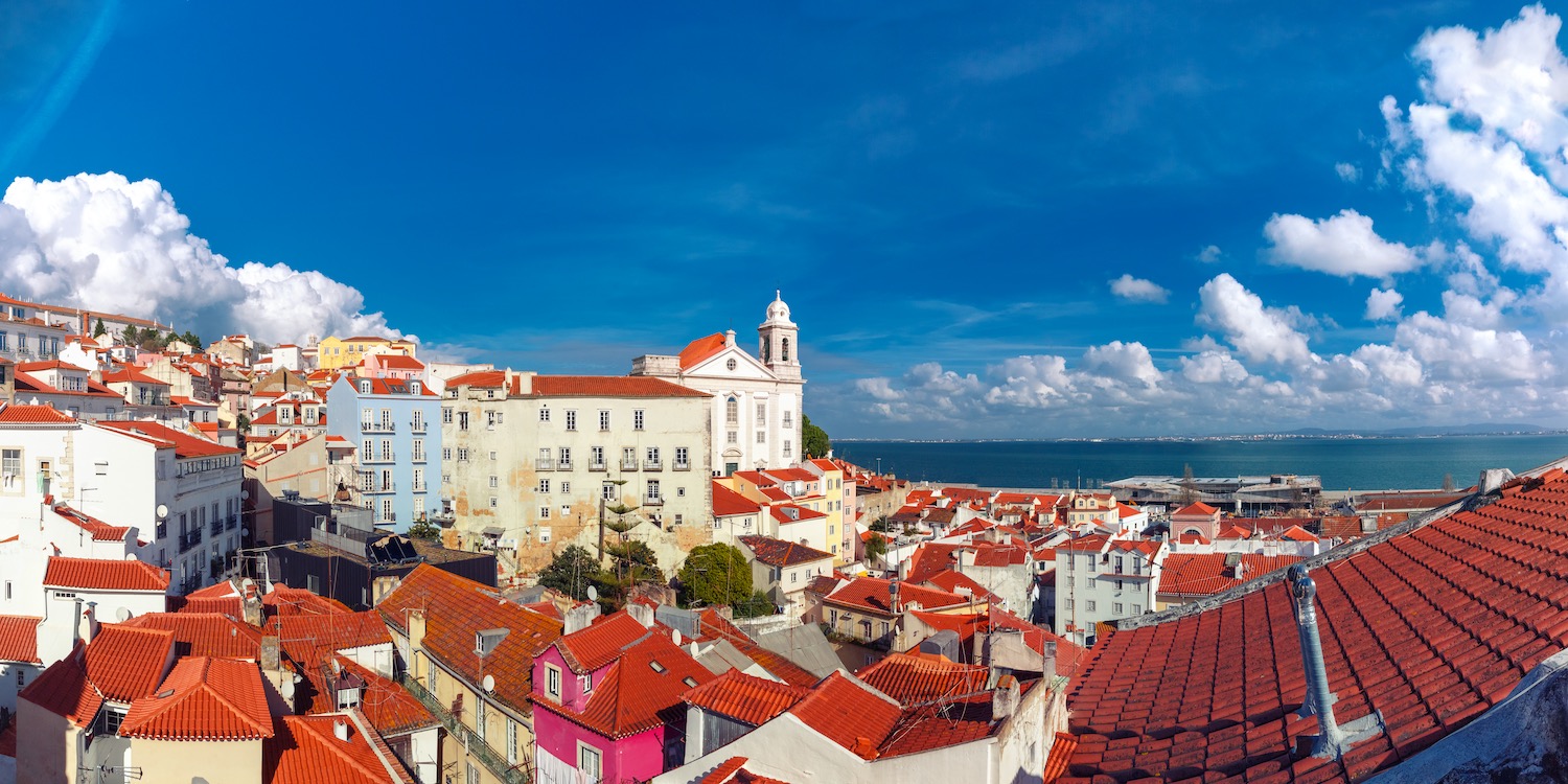 panorámica desde el Miradouro das Portas do Sol