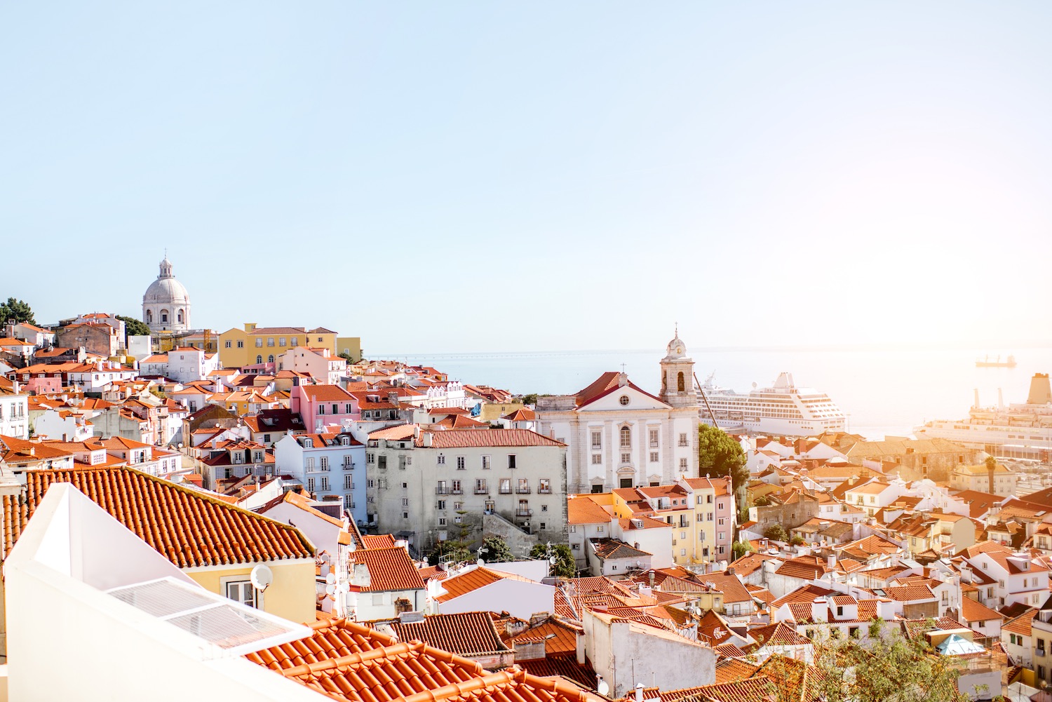 vistas desde el Miradouro das Portas do Sol