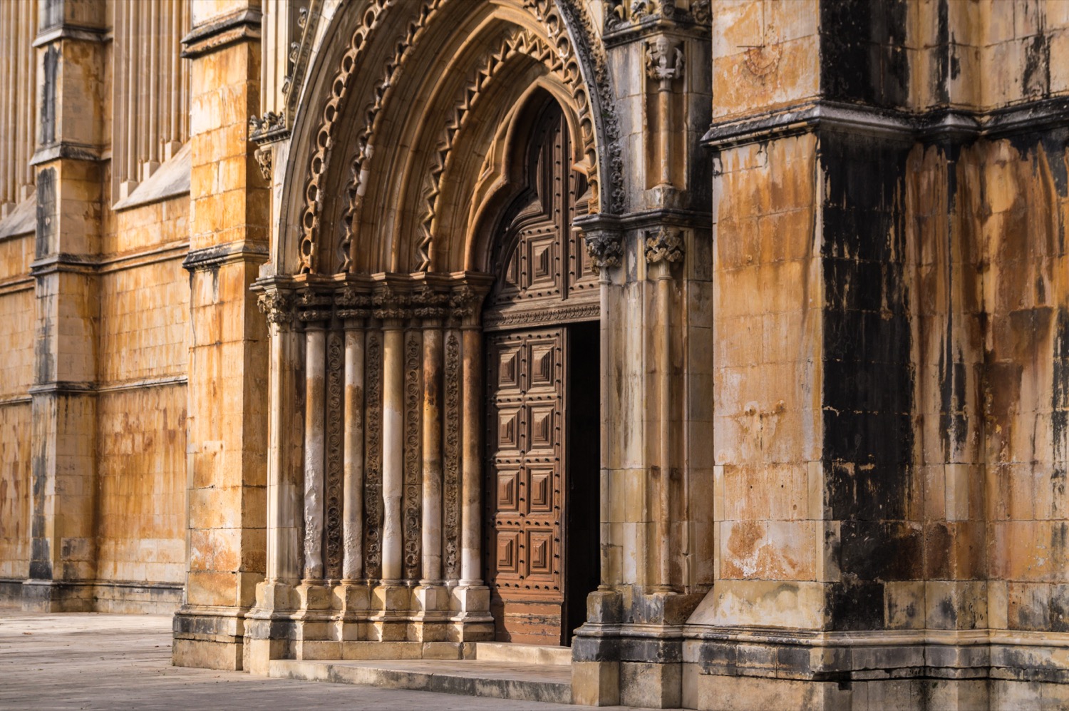 Entrada del Monasterio de Batalha