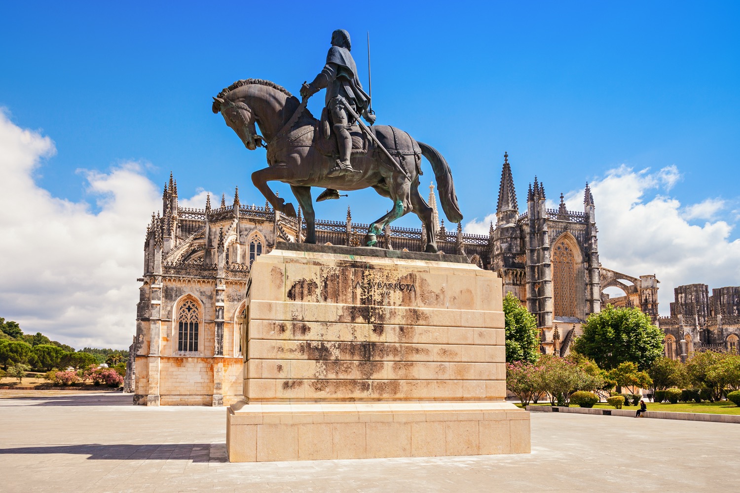 Estatua en el monasterio de batalha