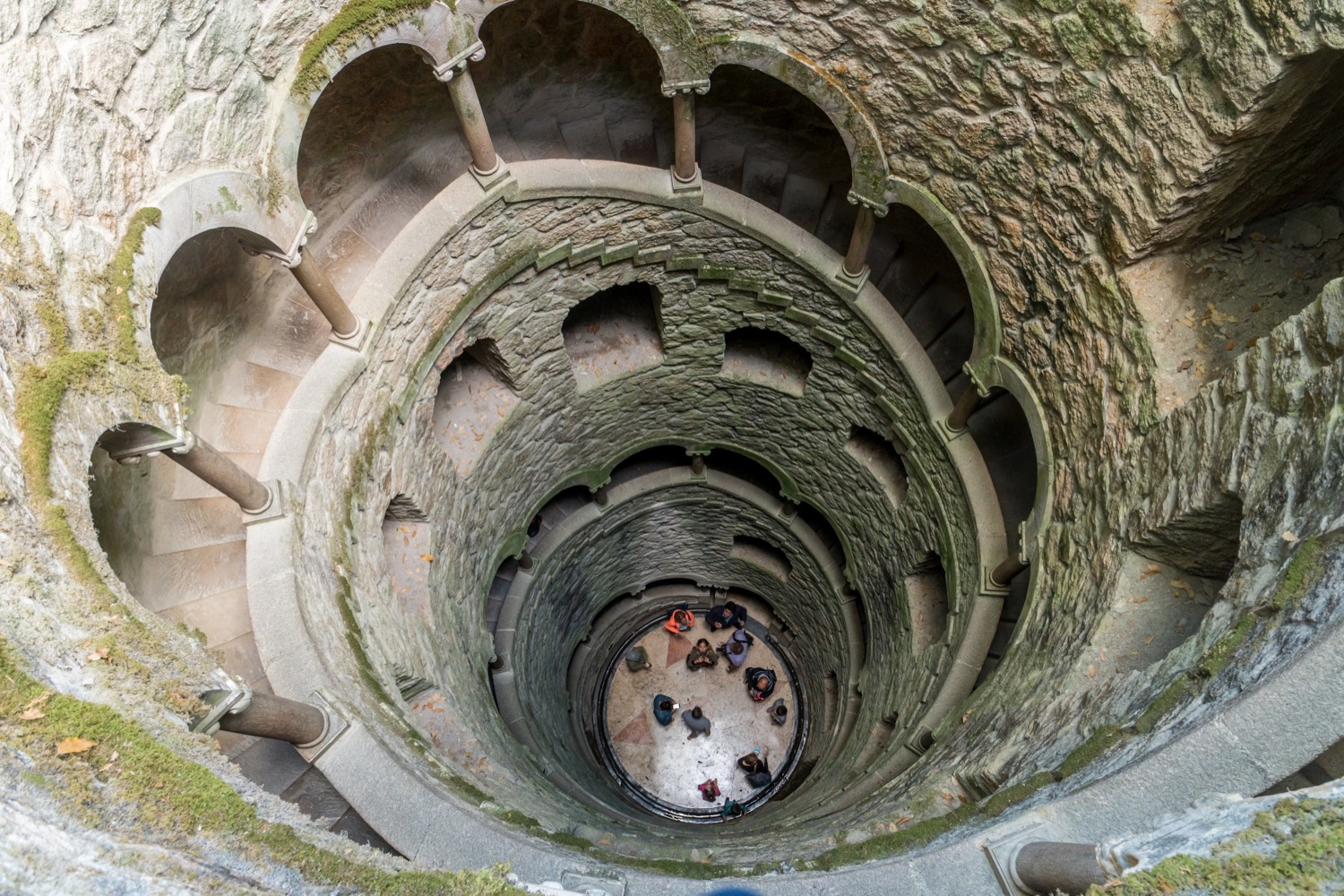 pozo iniciático en Quinta Da regaleira